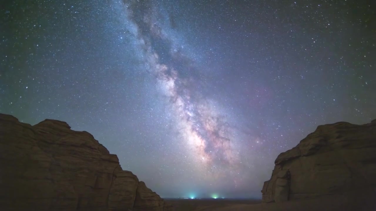 星空延时：新疆大海道银河视频下载