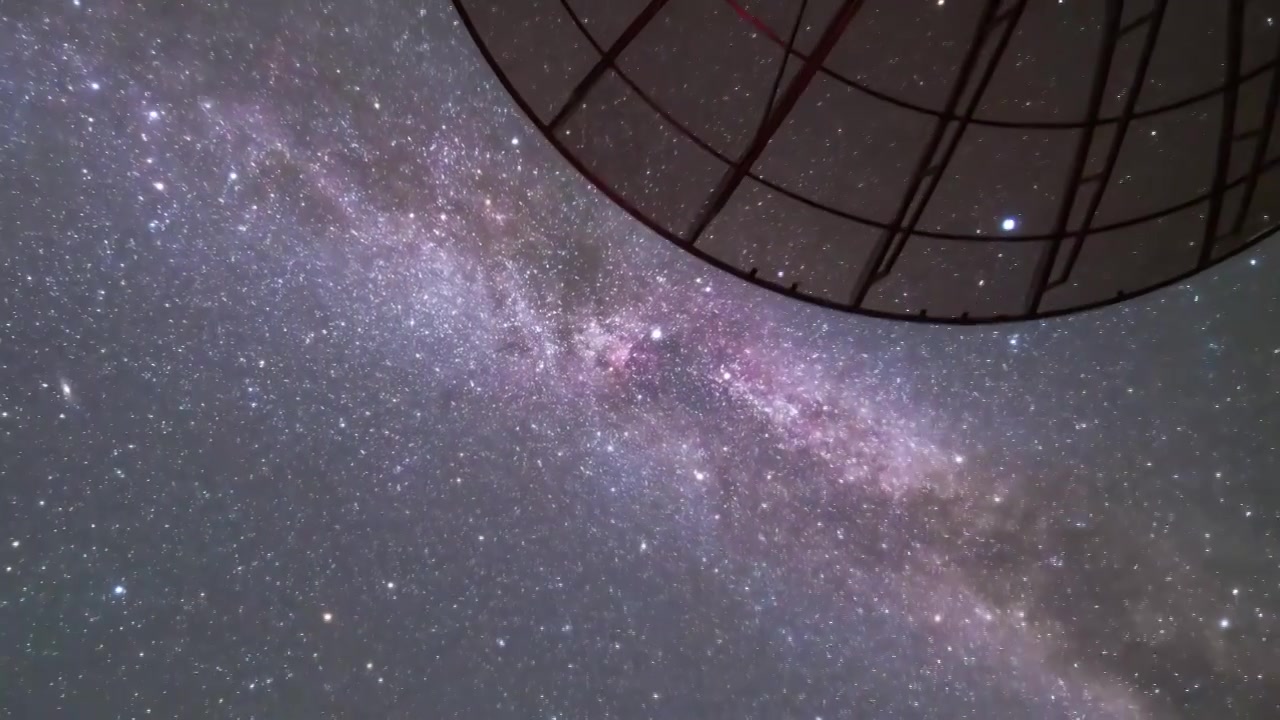 天文科技探测-新疆哈密大红柳峡天文观测站视频下载