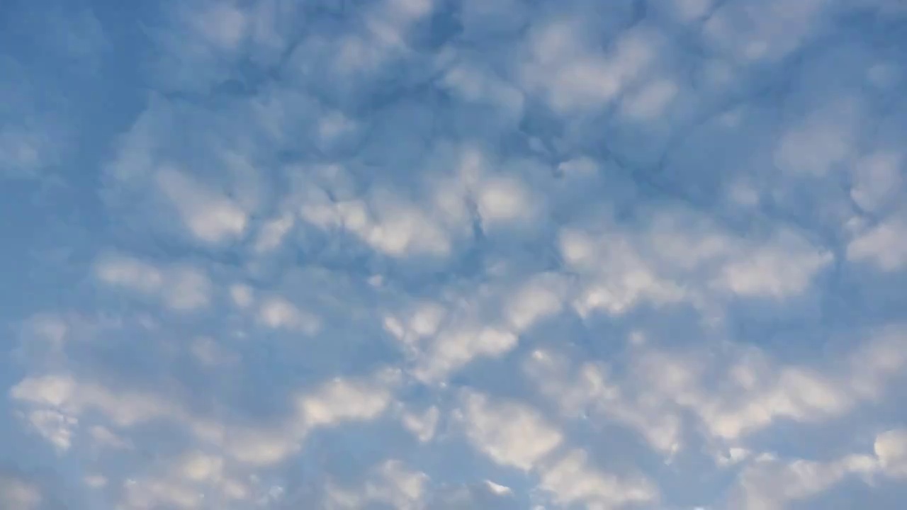 蓝天白云，时间流逝视频素材