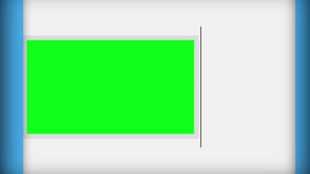 绿色屏幕在蓝色背景中忽上忽下视频下载