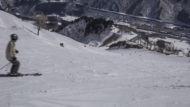 Naeba Ski Resort, Minamiuonuma, Niigata, Japan视频素材