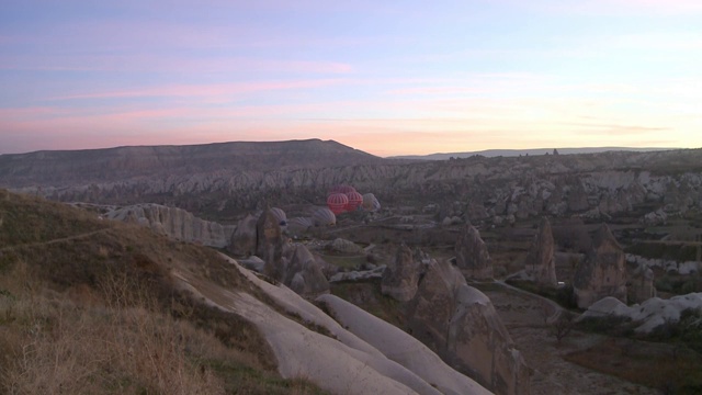 土耳其卡帕多西亚的落基山谷视频素材