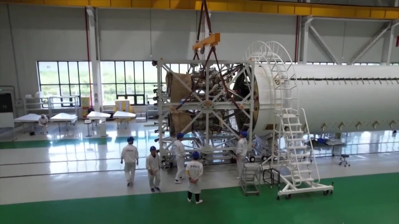 中国甲烷动力朱雀3号可重复使用火箭建造组装（选编）视频购买