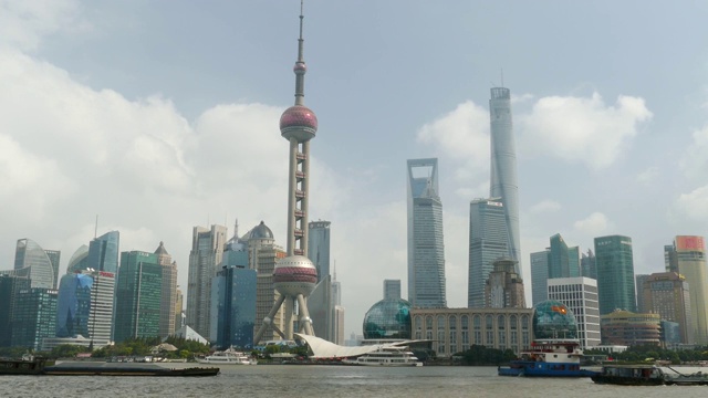 中国上海浦东新区视频素材