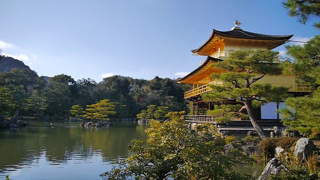 金阁寺，日本京都视频下载