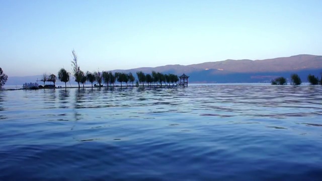 中国云南大理美丽的湖泊视频素材