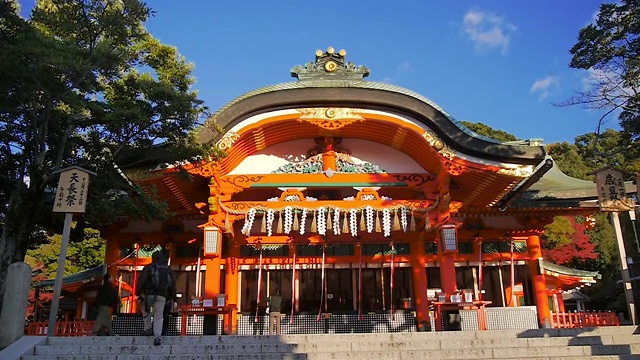 日本京都的稻利富见神社视频素材