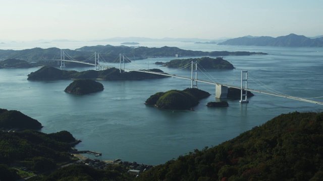 Kurushima Kaikyo Bridge视频素材