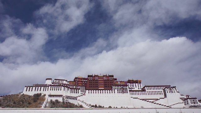 西藏布达拉宫, 拉萨，中国视频下载