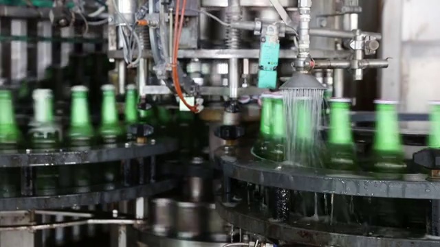 啤酒生产线视频素材