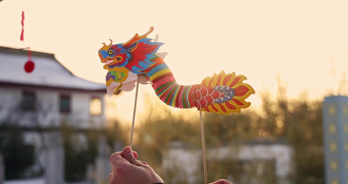 新年 春节 春节装饰物视频下载