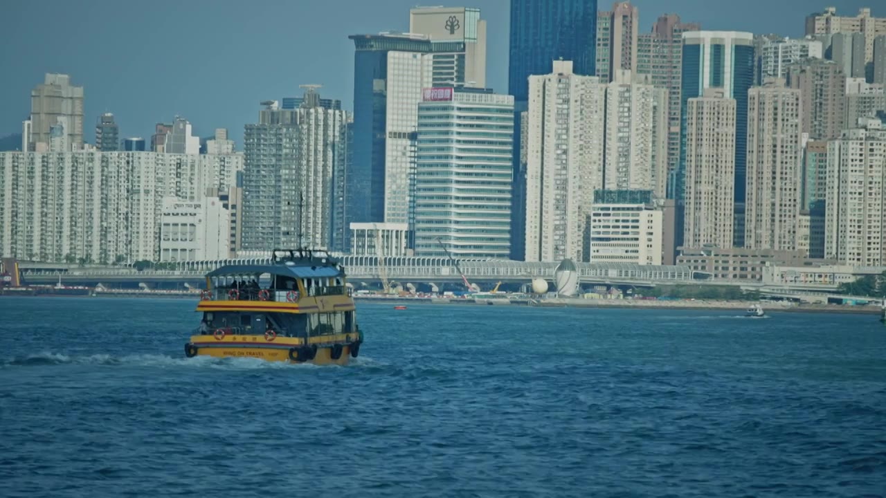 【正版素材】香港维多利亚港7331视频下载