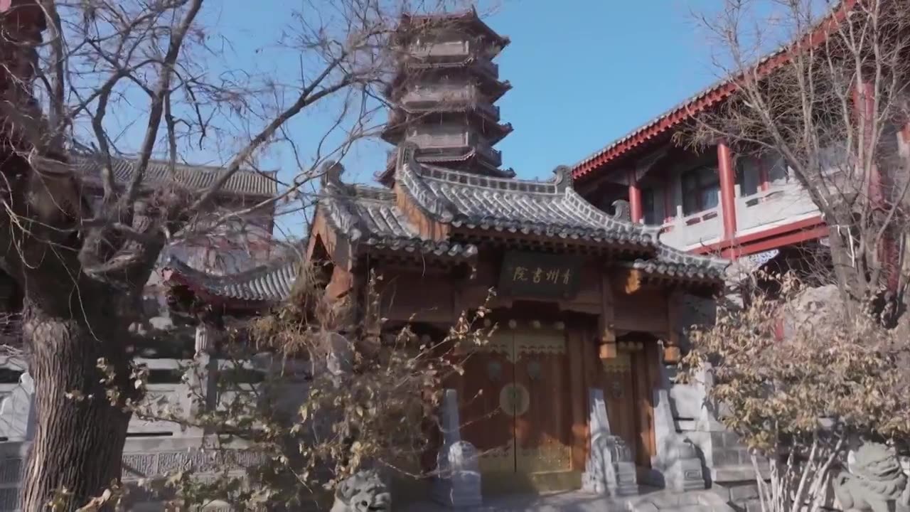 山东潍坊青州古城宋城视频下载