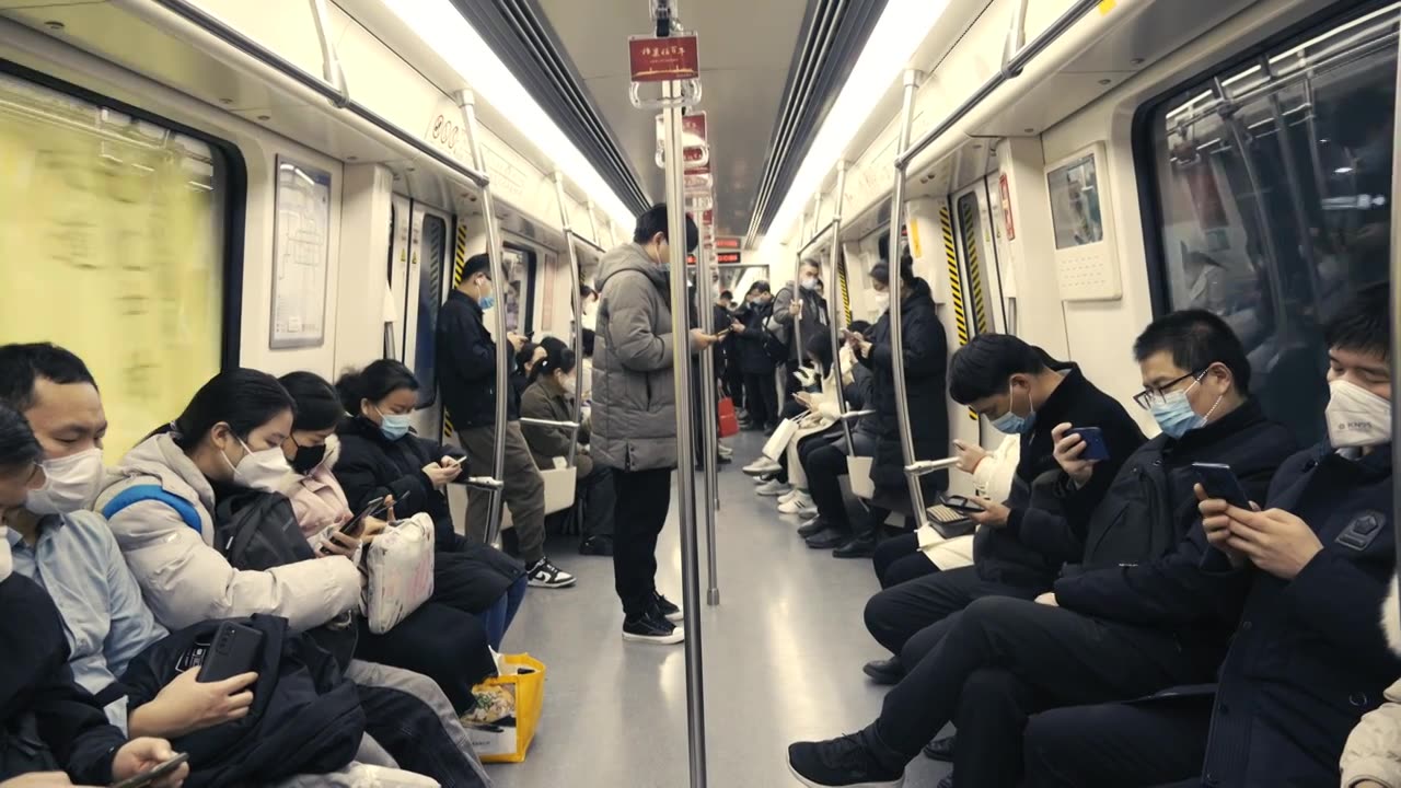 运行中的地铁实拍视频下载