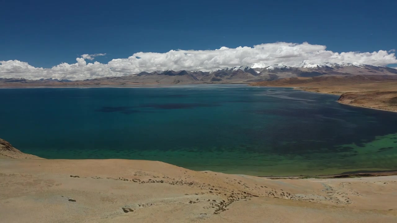 原创西藏阿里玛旁雍错自驾游旅行自然风光视频下载
