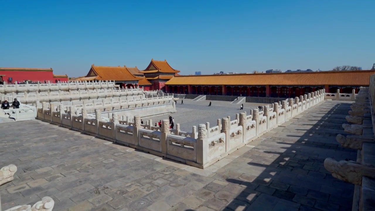 北京 故宫 古建筑视频下载