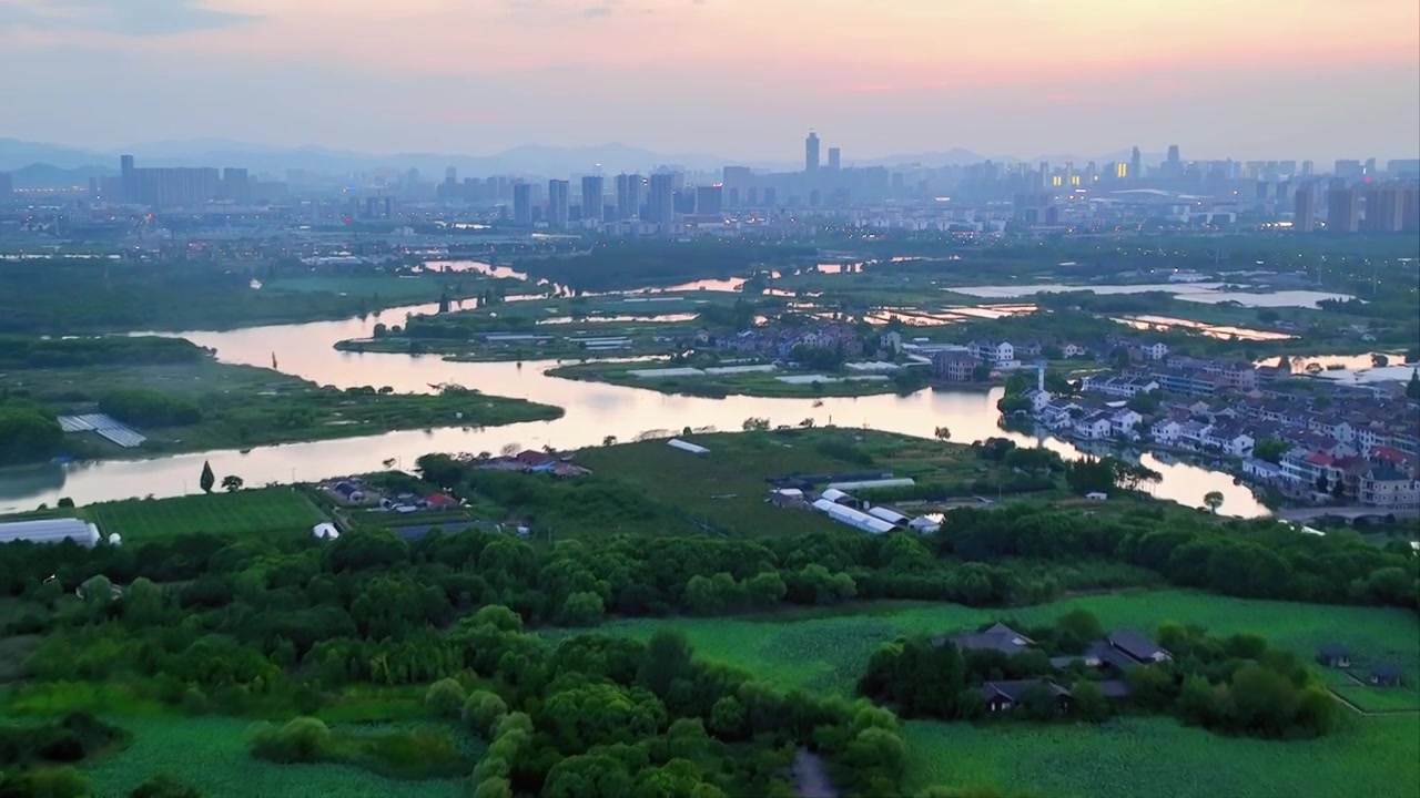 025029绍兴镜湖国家城市湿地公园视频下载