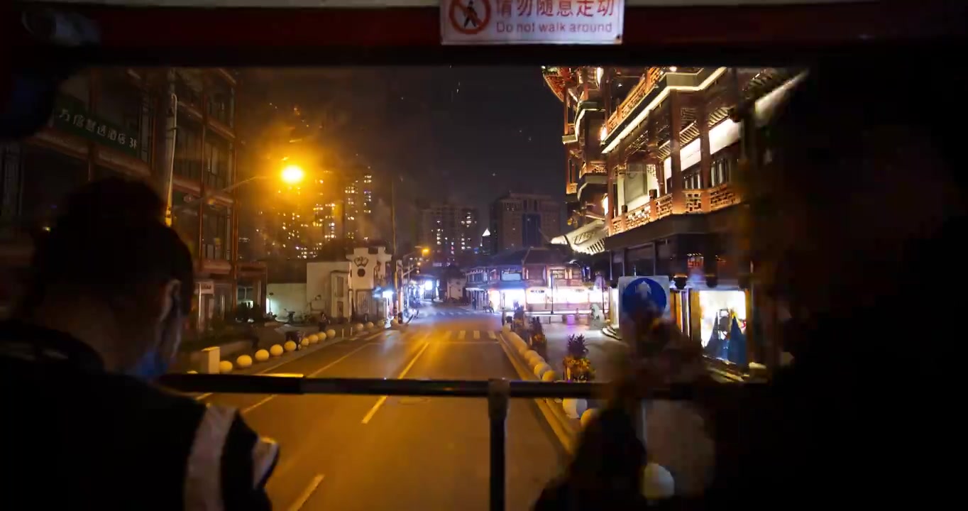【8K延时】上海双层旅游巴士车头视角视频下载