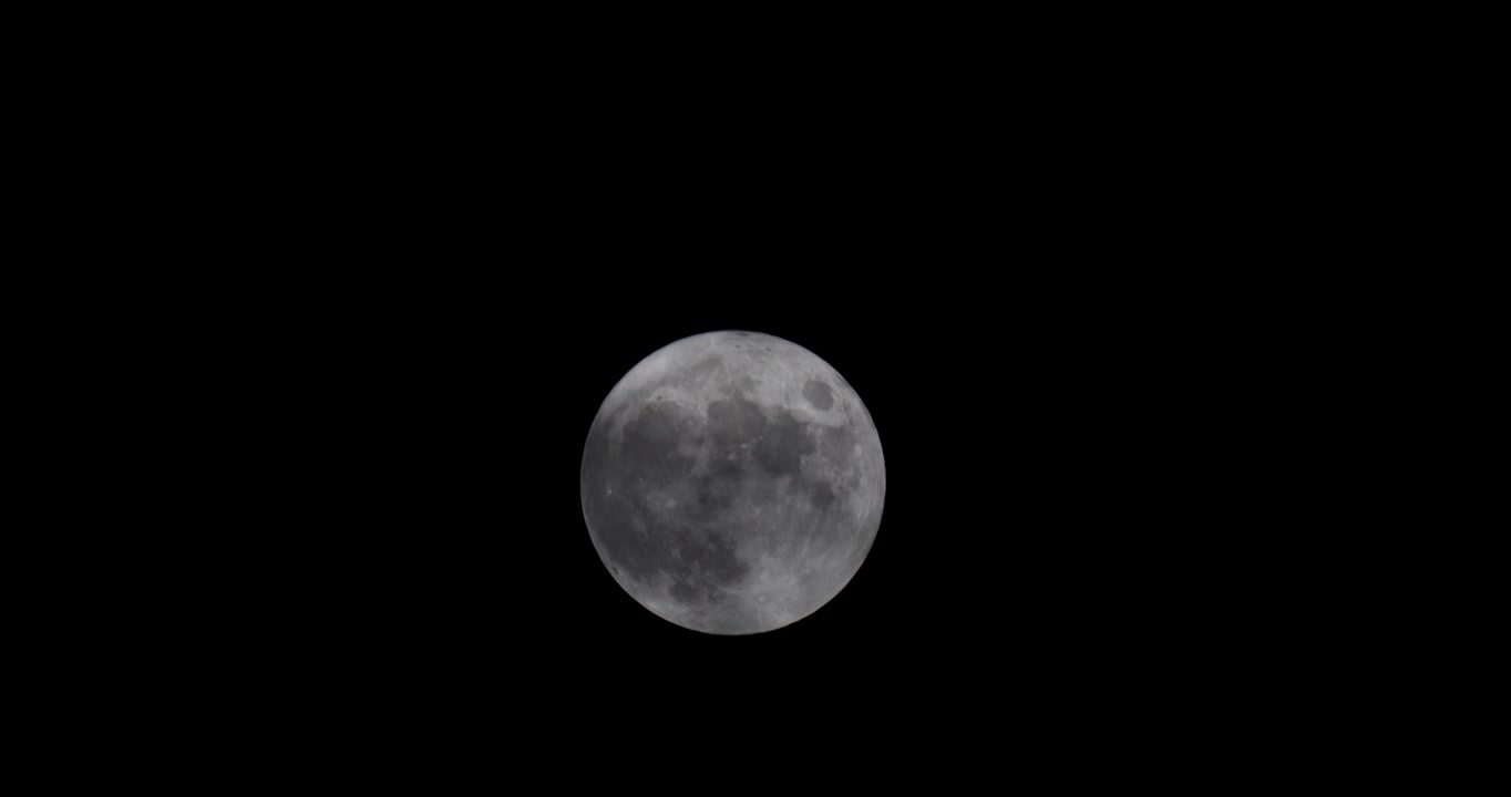 满月多云中秋月圆月亮升起嫦娥月球视频下载