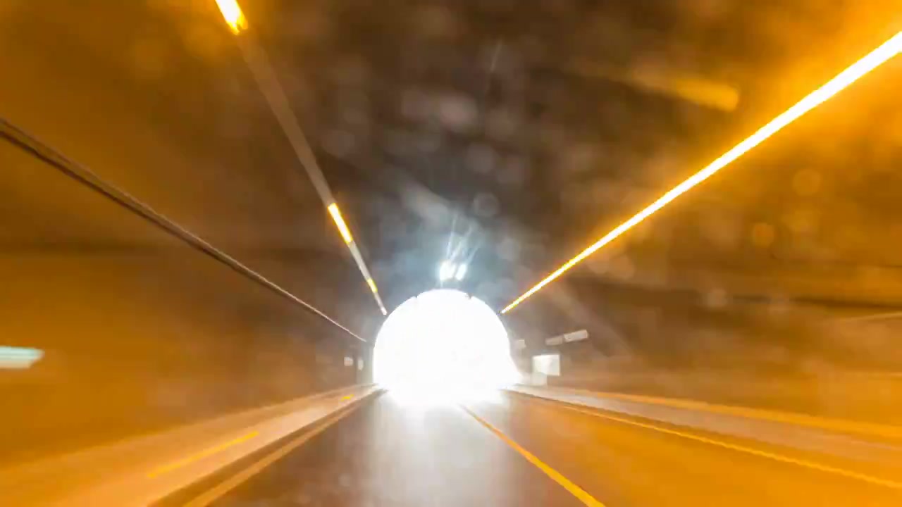江西高速隧道行驶延时视频下载