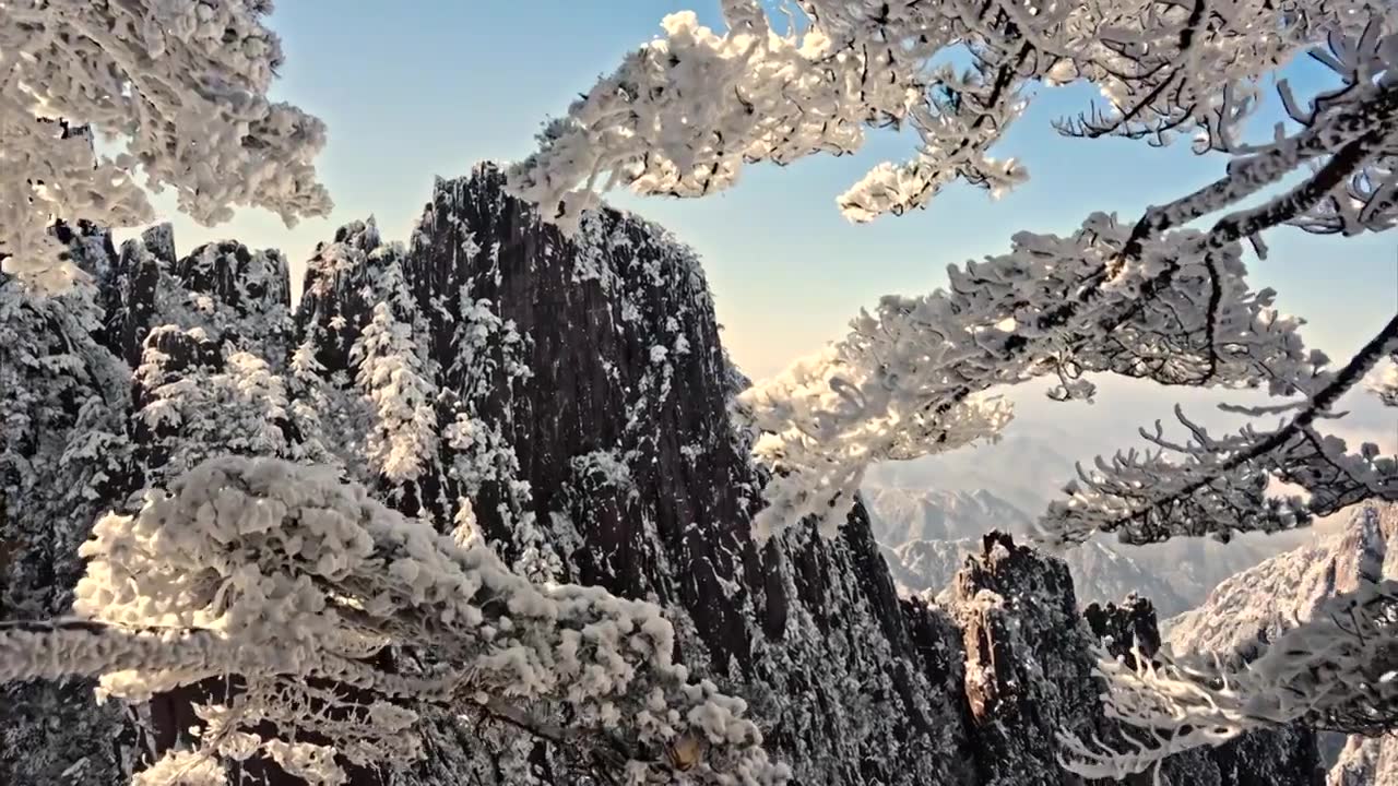 2024黄山冬雪视频下载