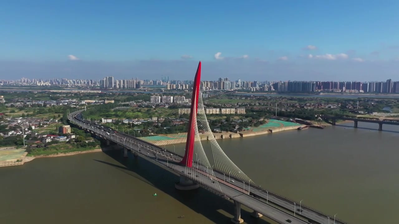 南昌英雄大桥视频素材