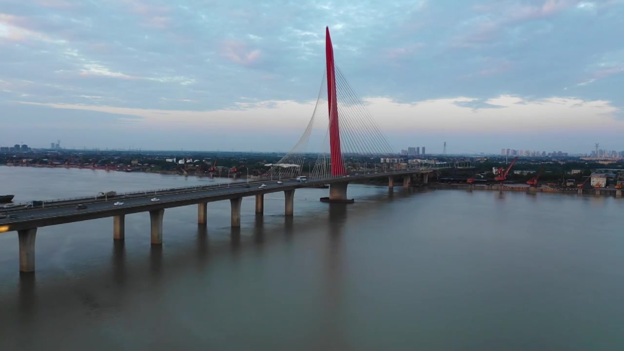 航拍南昌英雄大桥视频下载