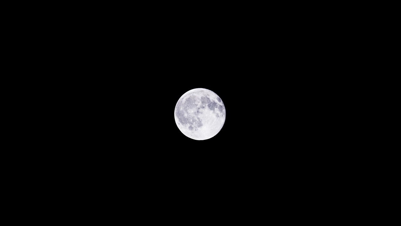 月全食月食满月延时素材动画视频下载