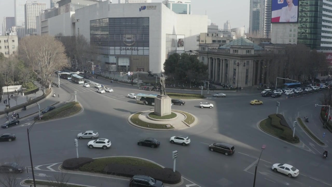 南京城市风光航拍4K视频下载