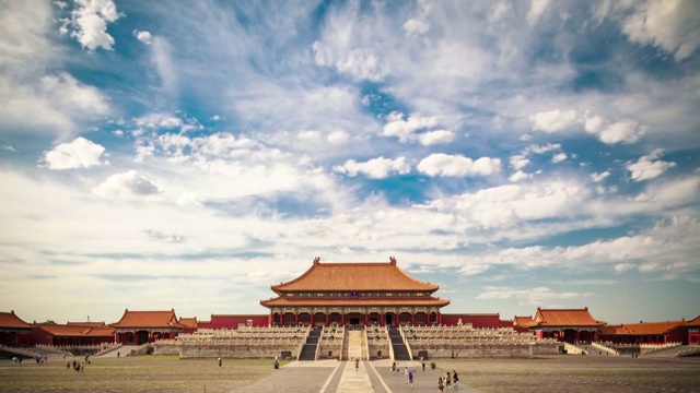 中国北京故宫建筑视频素材