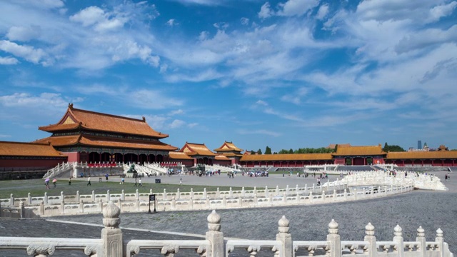 中国北京故宫建筑视频下载