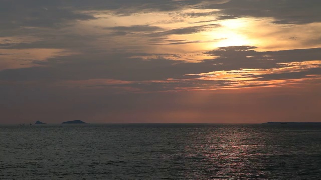 海边日落风光视频素材