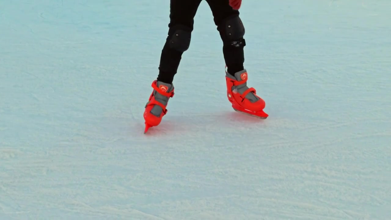 冬季 滑雪 滑冰 运动视频下载