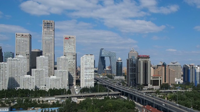 北京国贸全景视频素材