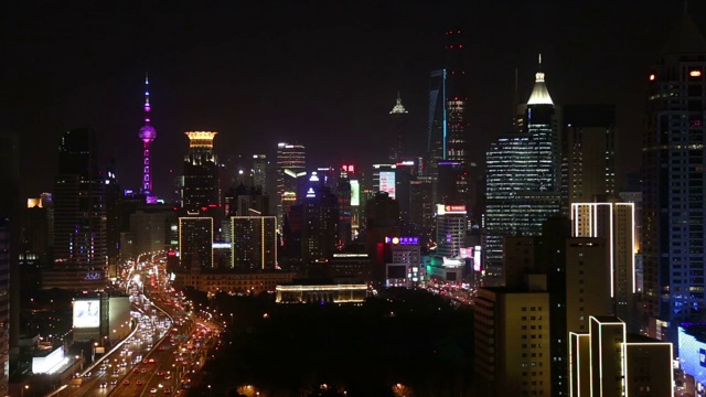 上海城市夜景视频下载