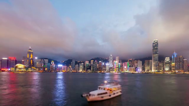 香港的时间流逝视频素材