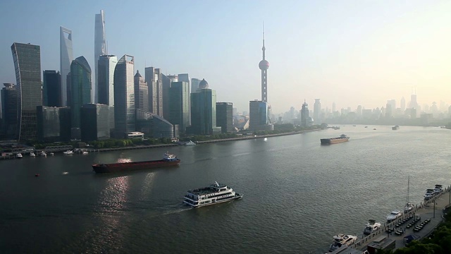 上海黄浦江视频素材