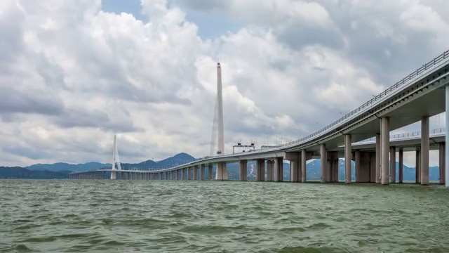 深圳湾大桥延时摄影视频下载