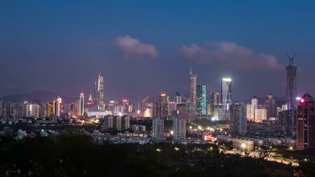 深圳城市延时摄影视频素材