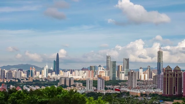深圳城市风光视频素材