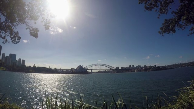 悉尼港全景天际线视频素材