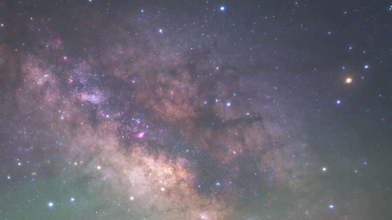星河流转宇宙背景视频素材