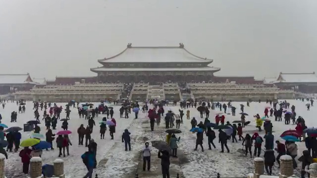 故宫雪景视频下载