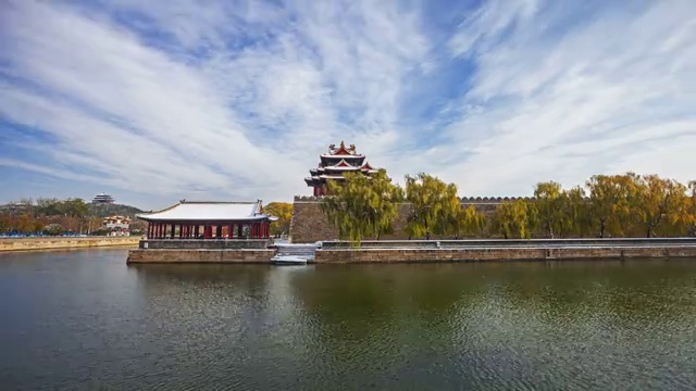 北京故宫角楼景观视频下载