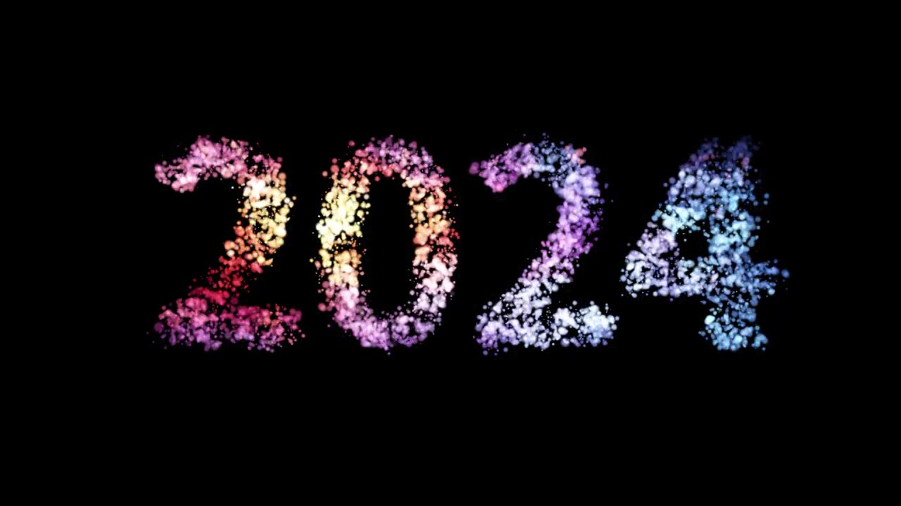 2024年粒子特效新年视频下载