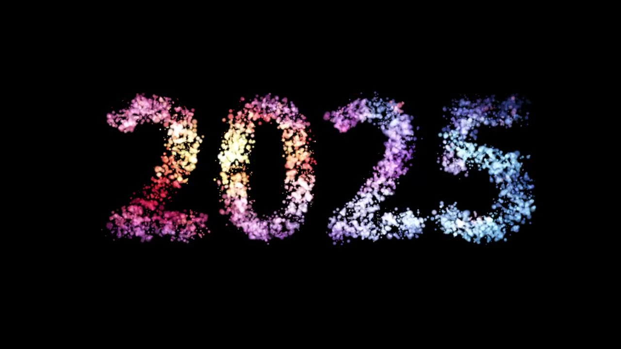 2025年粒子特效新年视频下载