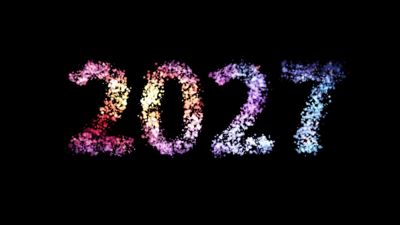2027年粒子特效新年视频下载