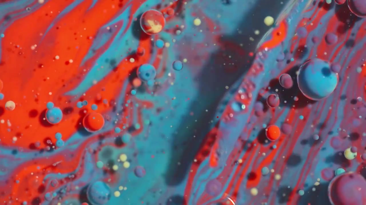 油画颜料调料盘调色油漆油分子在运动视频下载