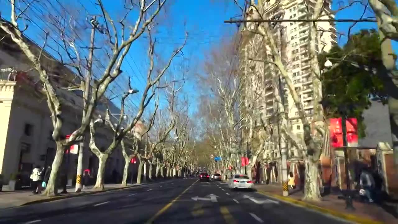 上海淮海西路视频下载