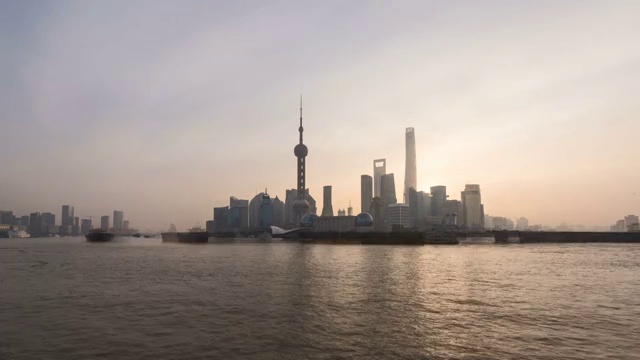 上海外滩延时摄影视频素材
